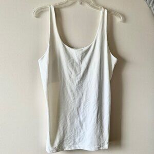 Basic White Cami Top Tank Top Merona Large